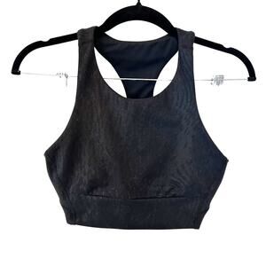 🖤 Zella Black Animal Print Sports Bra – Size Small – Fierce & Functional 🐆